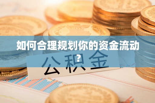 弥勒如何合理规划你的资金流动？