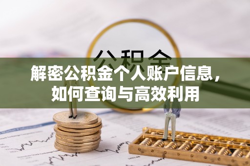 陇县解密公积金个人账户信息，如何查询与高效利用