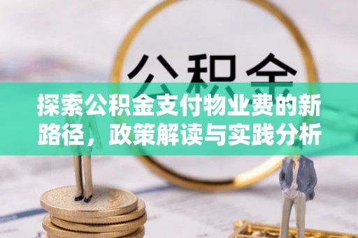 麻豆探索公积金支付物业费的新路径，政策解读与实践分析