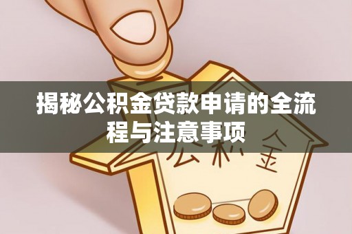 麻豆揭秘公积金贷款申请的全流程与注意事项