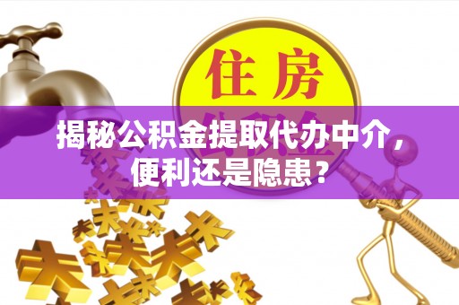 恒春揭秘公积金提取代办中介，便利还是隐患？