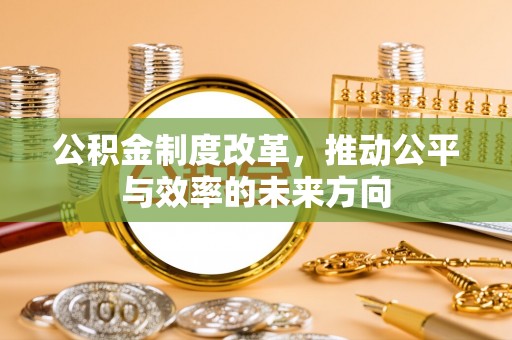 康马公积金制度改革，推动公平与效率的未来方向