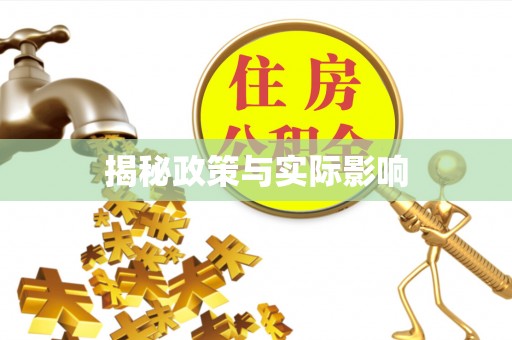 湛河揭秘政策与实际影响