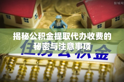 墨玉揭秘公积金提取代办收费的秘密与注意事项