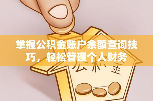 墨江掌握公积金账户余额查询技巧，轻松管理个人财务