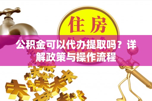 连云港公积金可以代办提取吗？详解政策与操作流程
