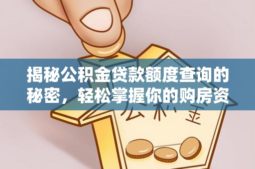 彭水揭秘公积金贷款额度查询的秘密，轻松掌握你的购房资金