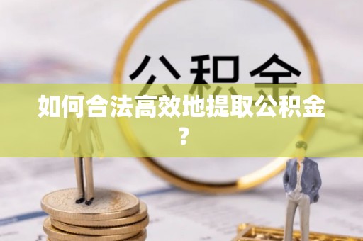 玉林如何合法高效地提取公积金？
