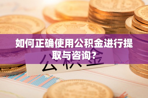 两江新区如何正确使用公积金进行提取与咨询？